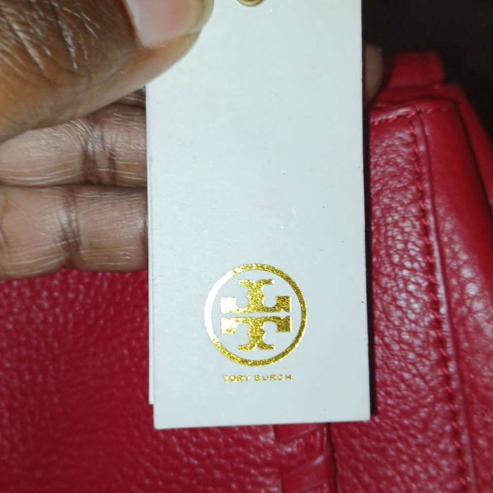 Tory Burch Cherry Red Chain Shoulder Bag/crossbody - Picture 8 of 8